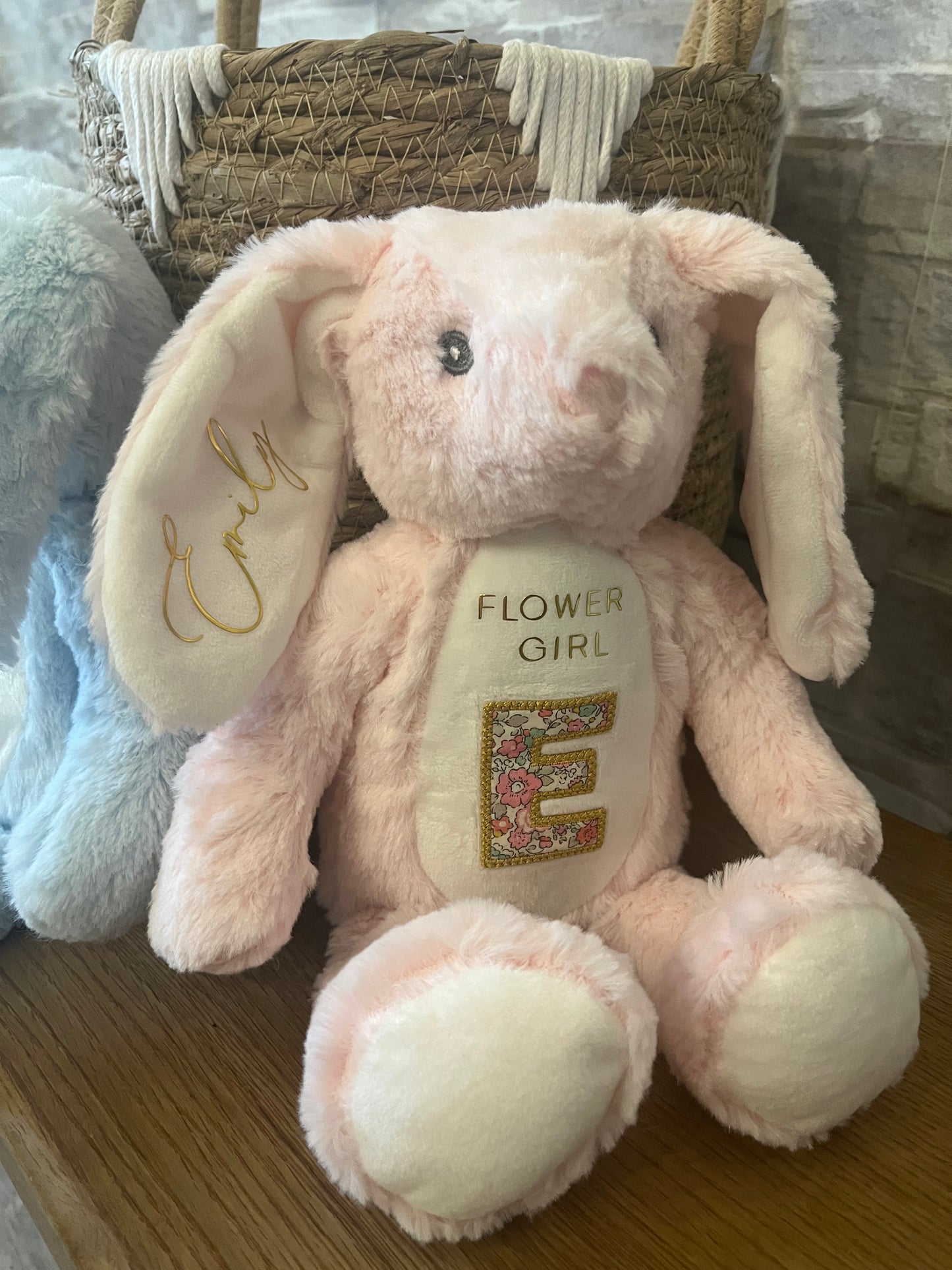 Page Boy Bunny - with Embroidered Patch