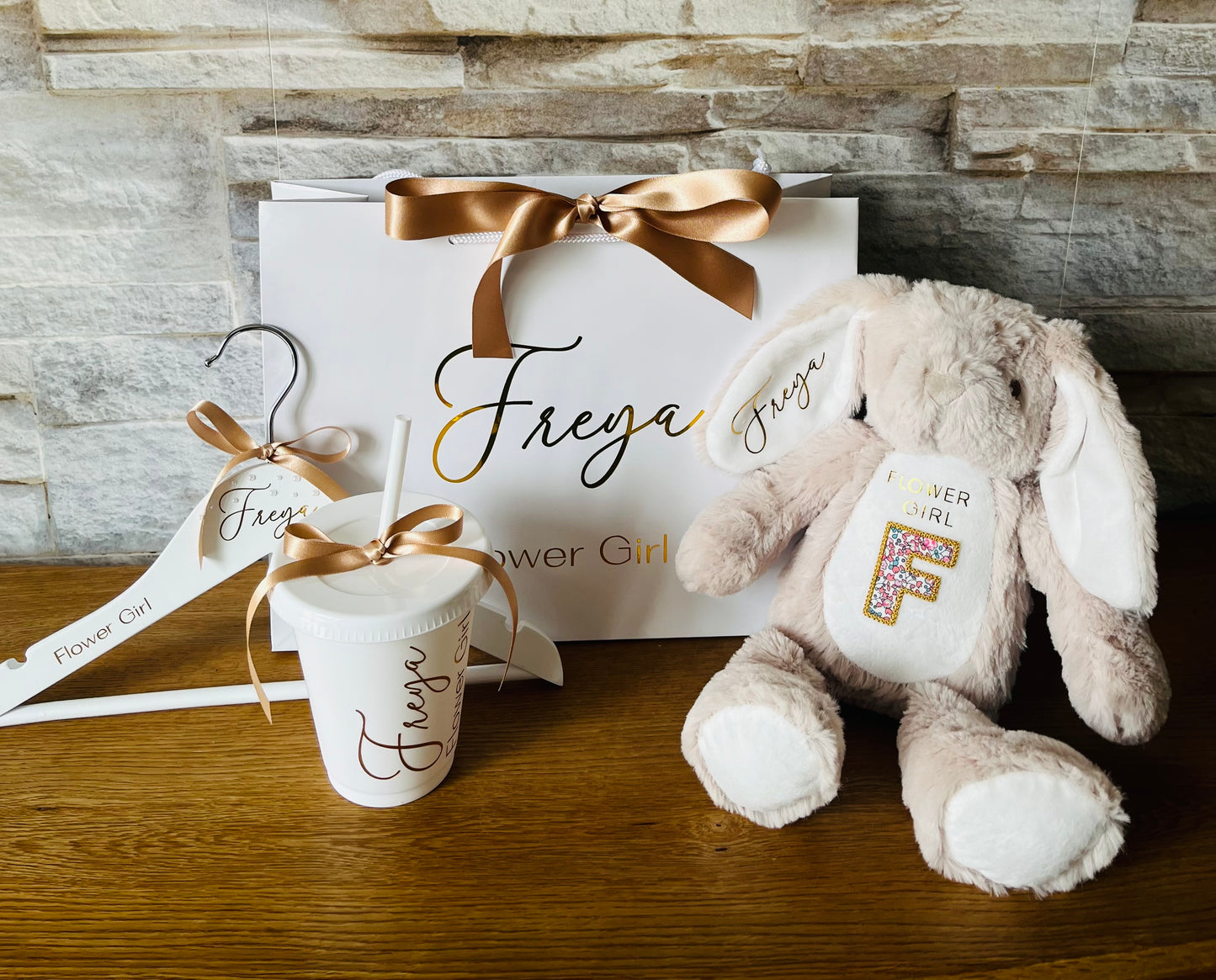 Flower Girl Bunny Gift Set