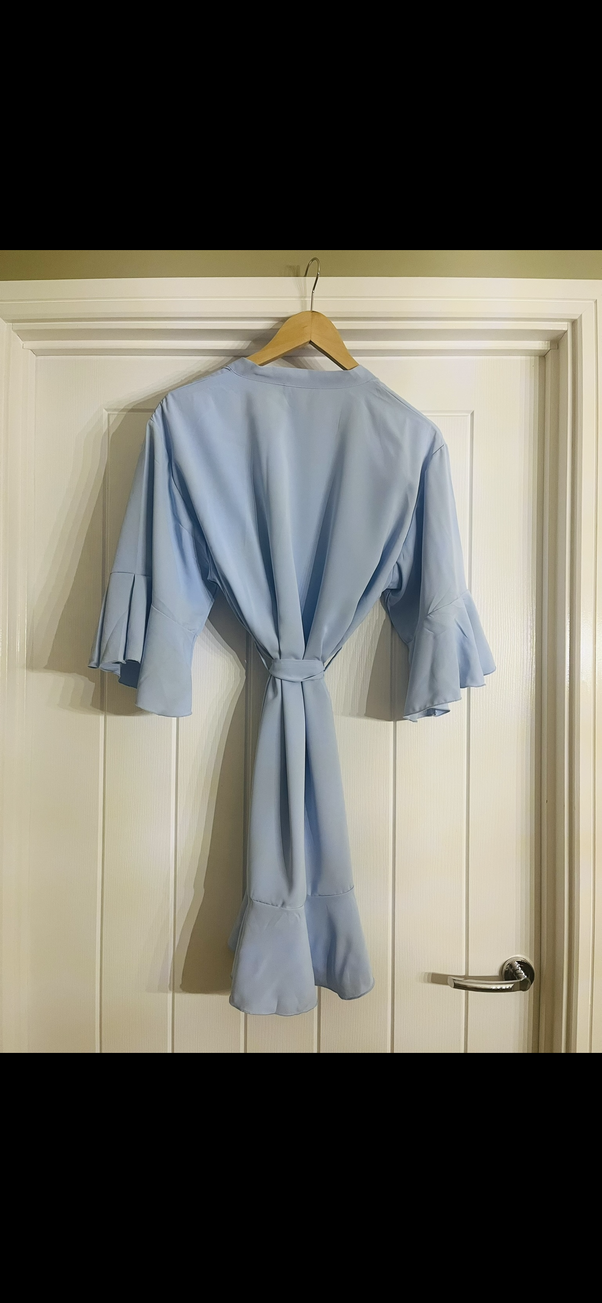 Ruffle Satin Robes - Design