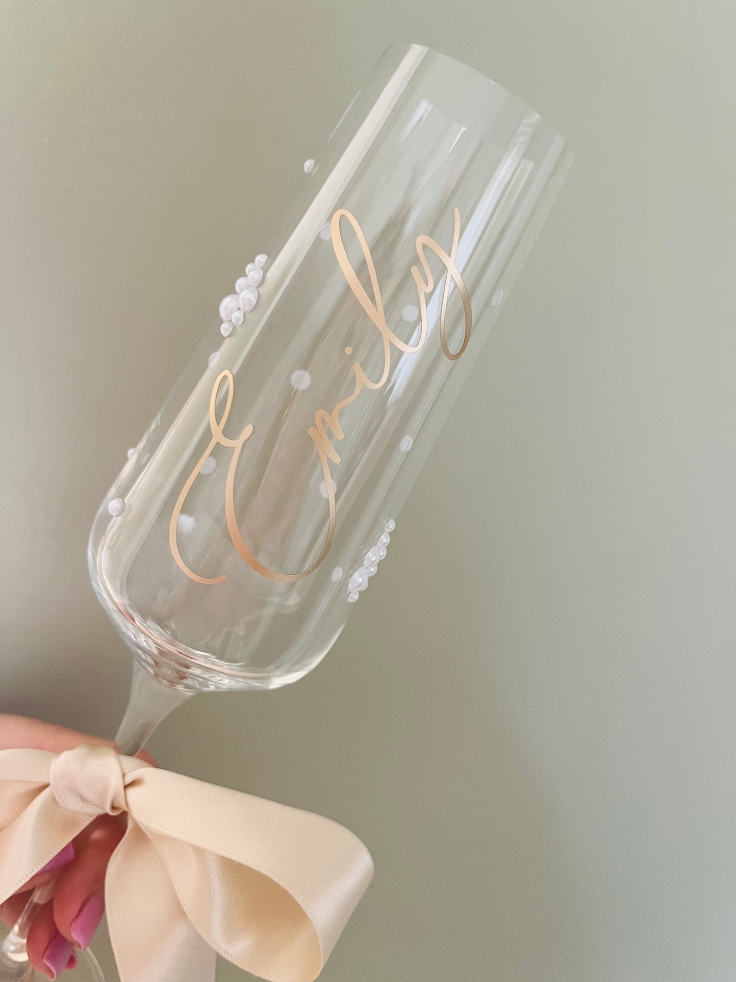 Personalised Luxury Champagne Glass
