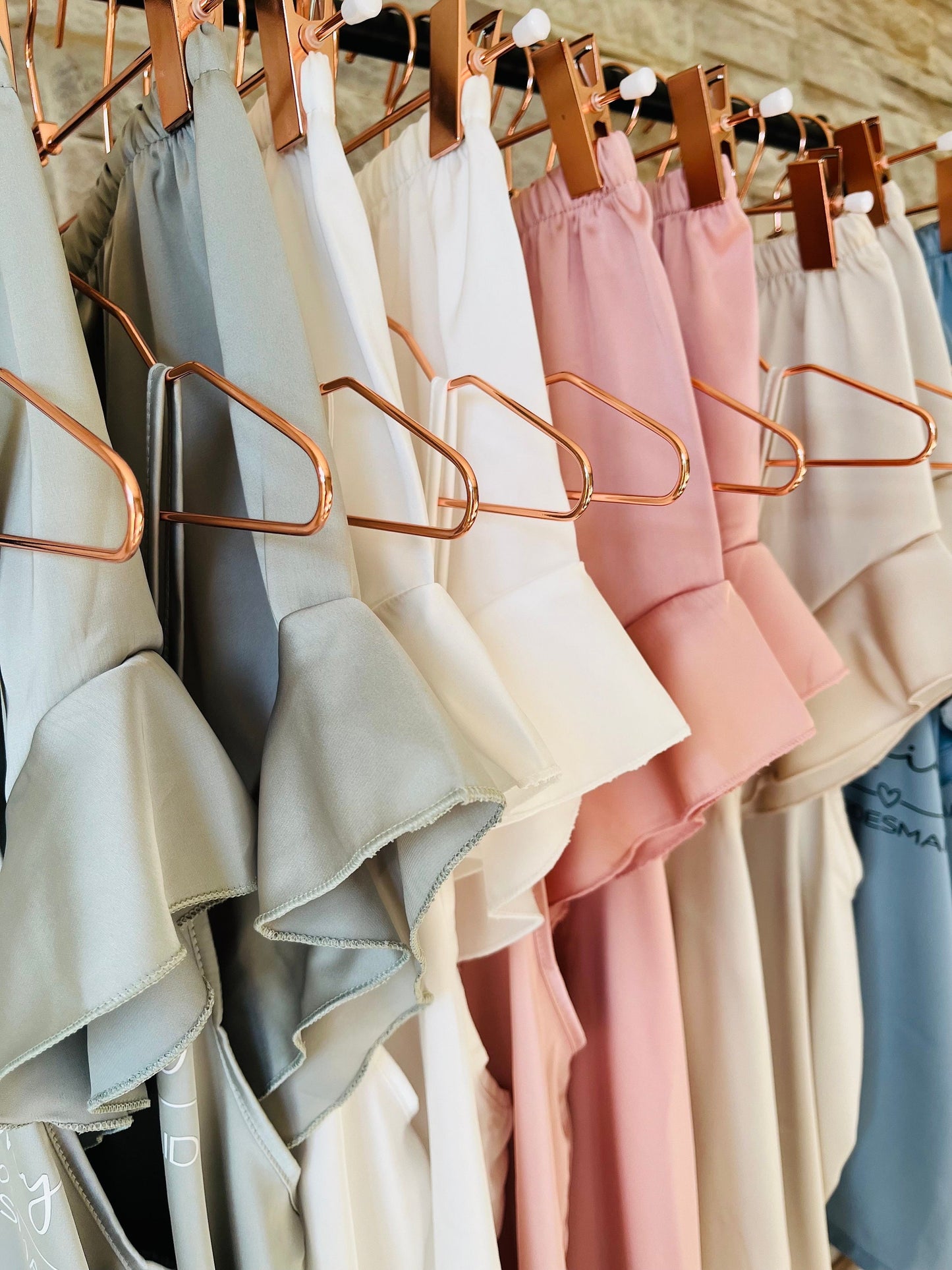 Satin Ruffle Cami Bridesmaid Pjs