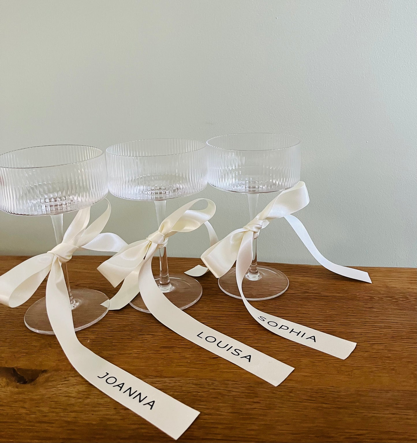 Personalised Satin Bridesmaid Ribbons