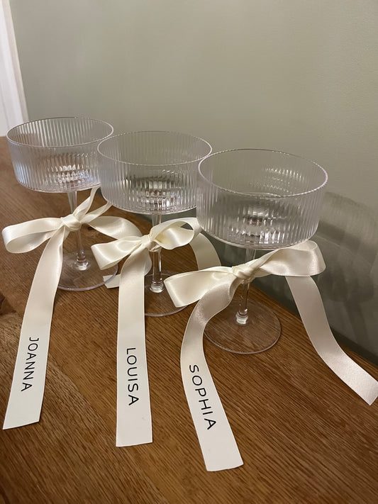 Personalised Satin Bridesmaid Ribbons