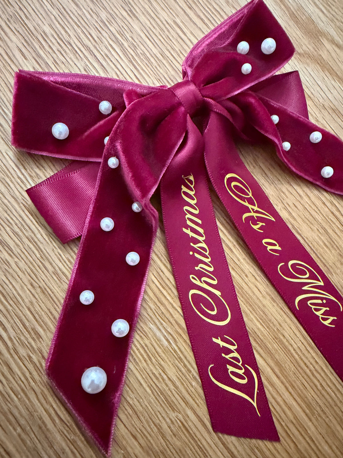 Last Christmas a Miss Hair Bow