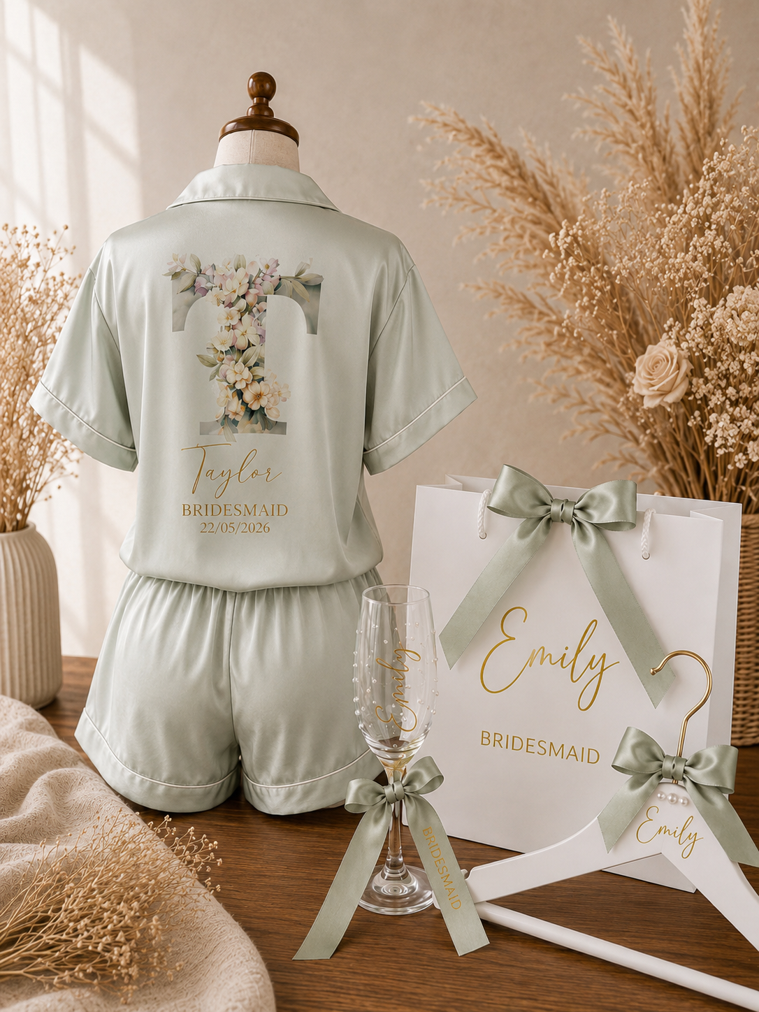 Bridesmaid Pjs Gift Set