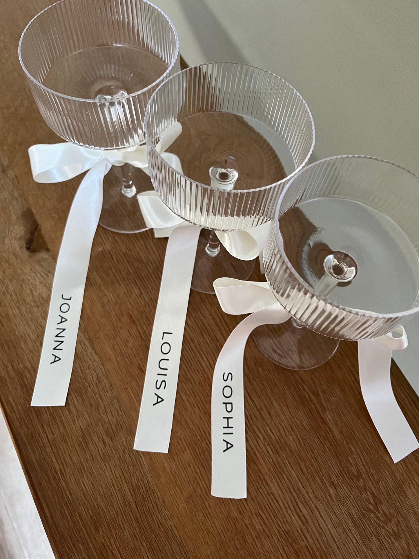 Personalised Satin Bridesmaid Ribbons