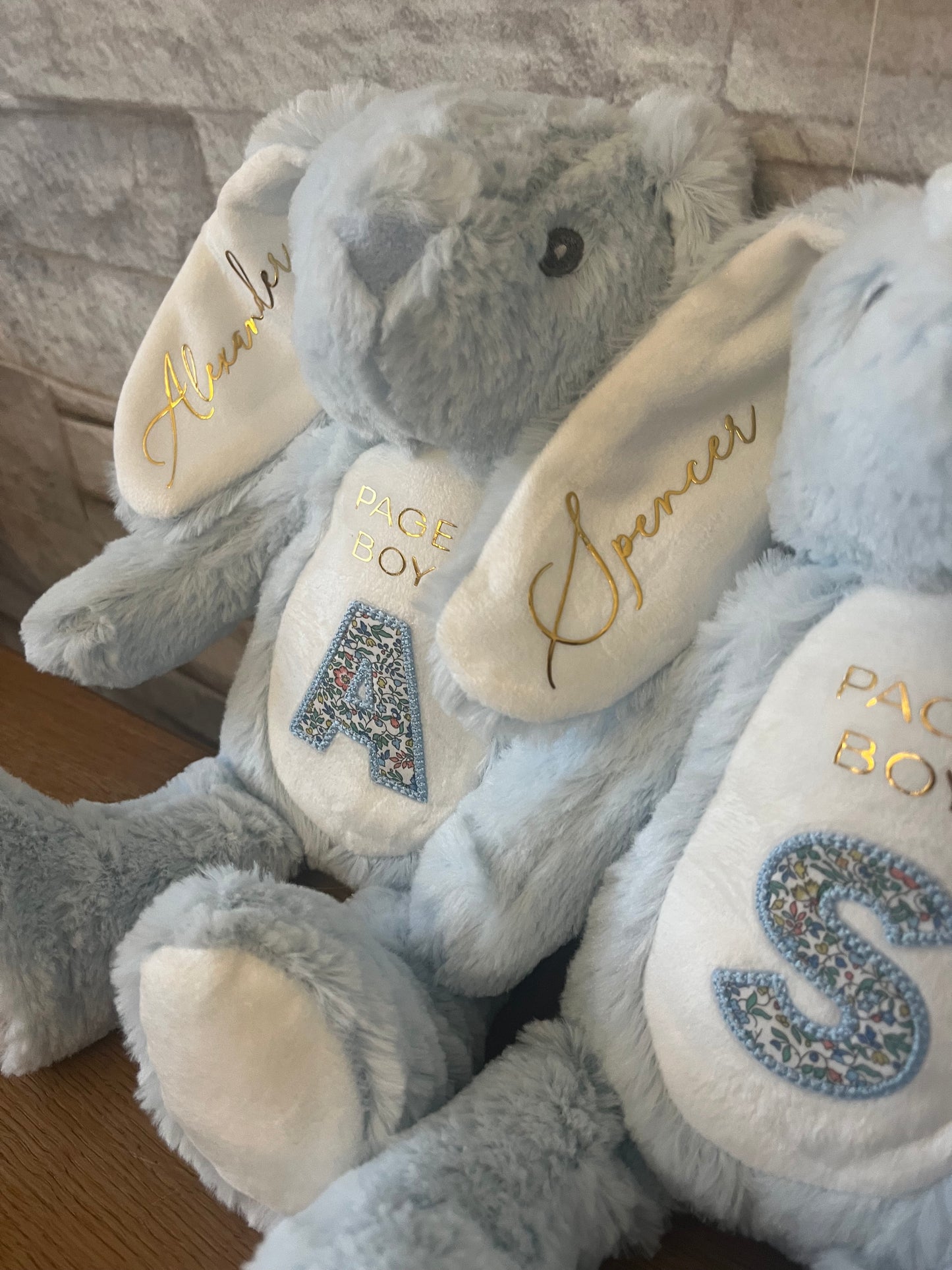 Page Boy Bunny - with Embroidered Patch