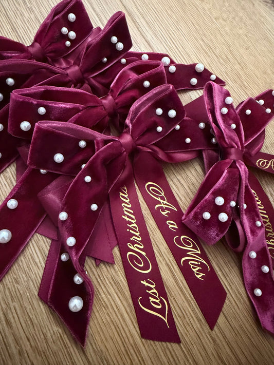 Last Christmas a Miss Hair Bow