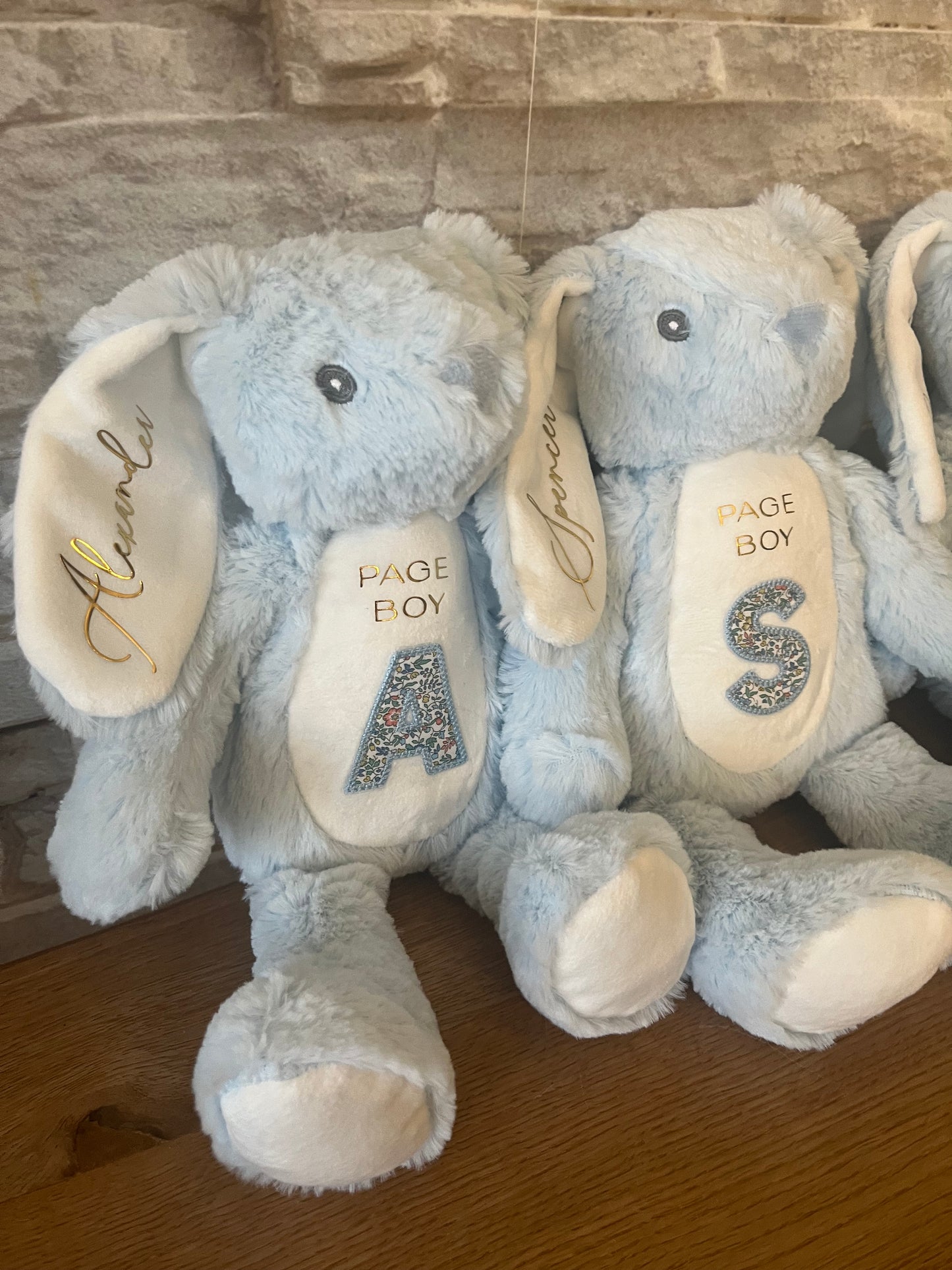 Page Boy Bunny - with Embroidered Patch
