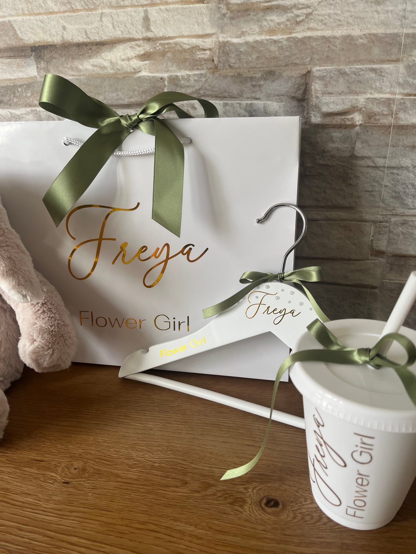 Flower Girl Bunny Gift Set