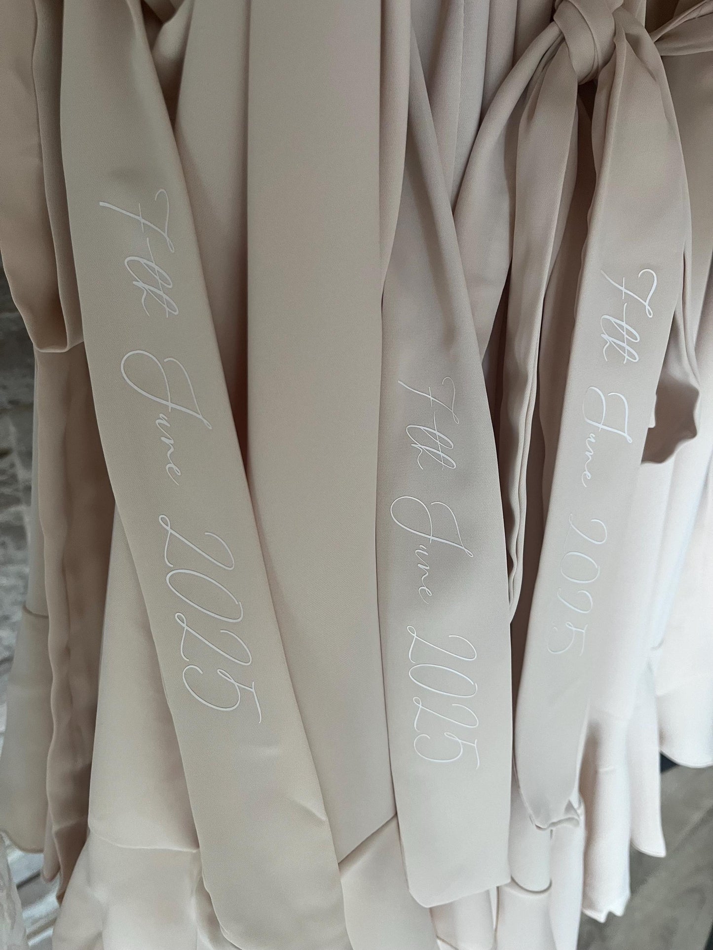 Ruffle Bridesmaid Robes - Bridesmaid personalised Robe - Maid of honour robe - Bride robe - Lemon Yellow Robe - Pastel Robe - Satin Robe
