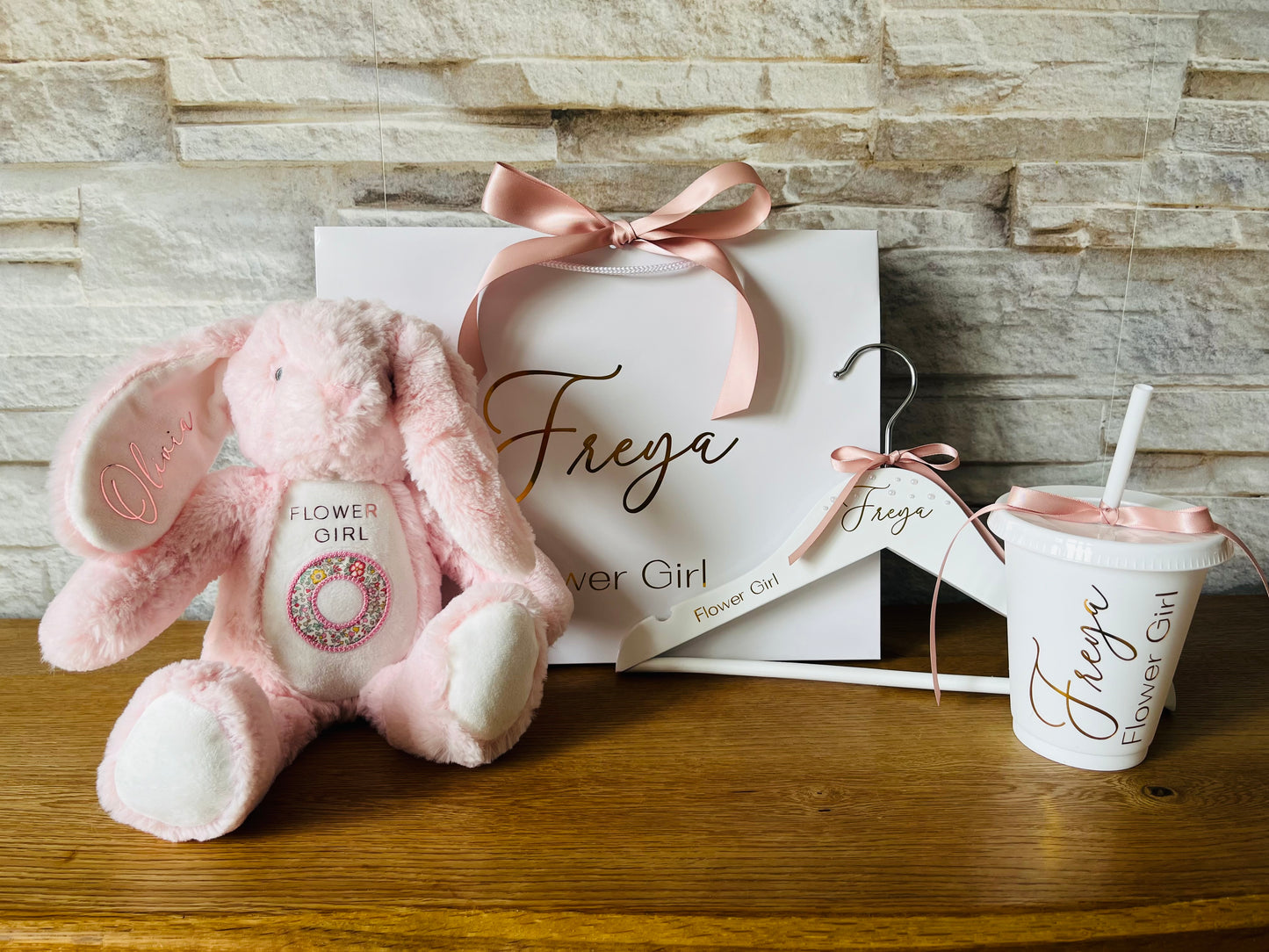 Flower Girl Bunny Gift Set