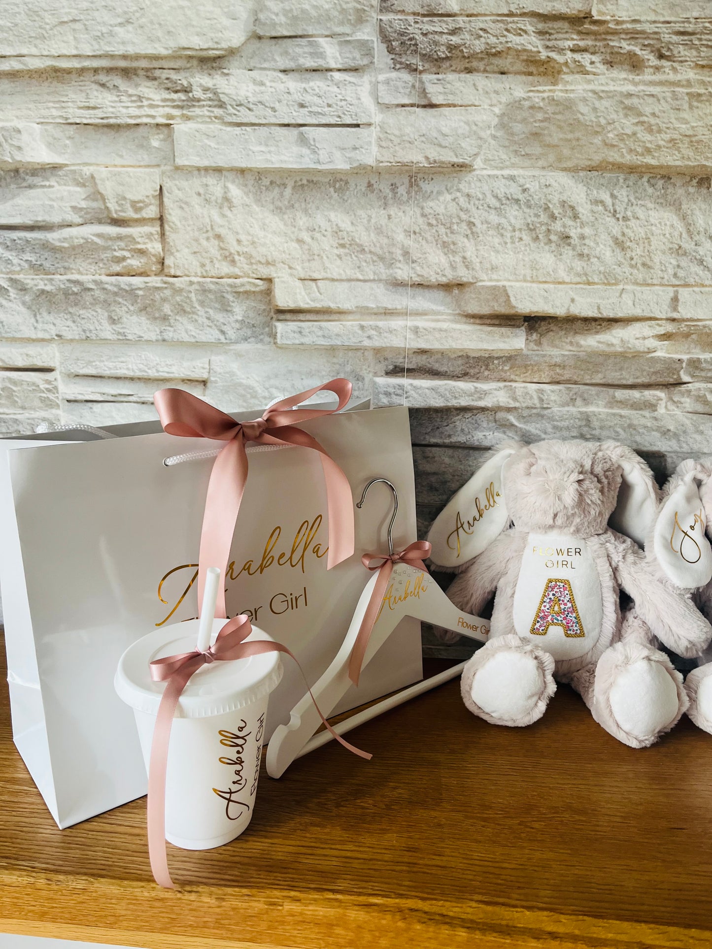 Flower Girl Bunny Gift Set