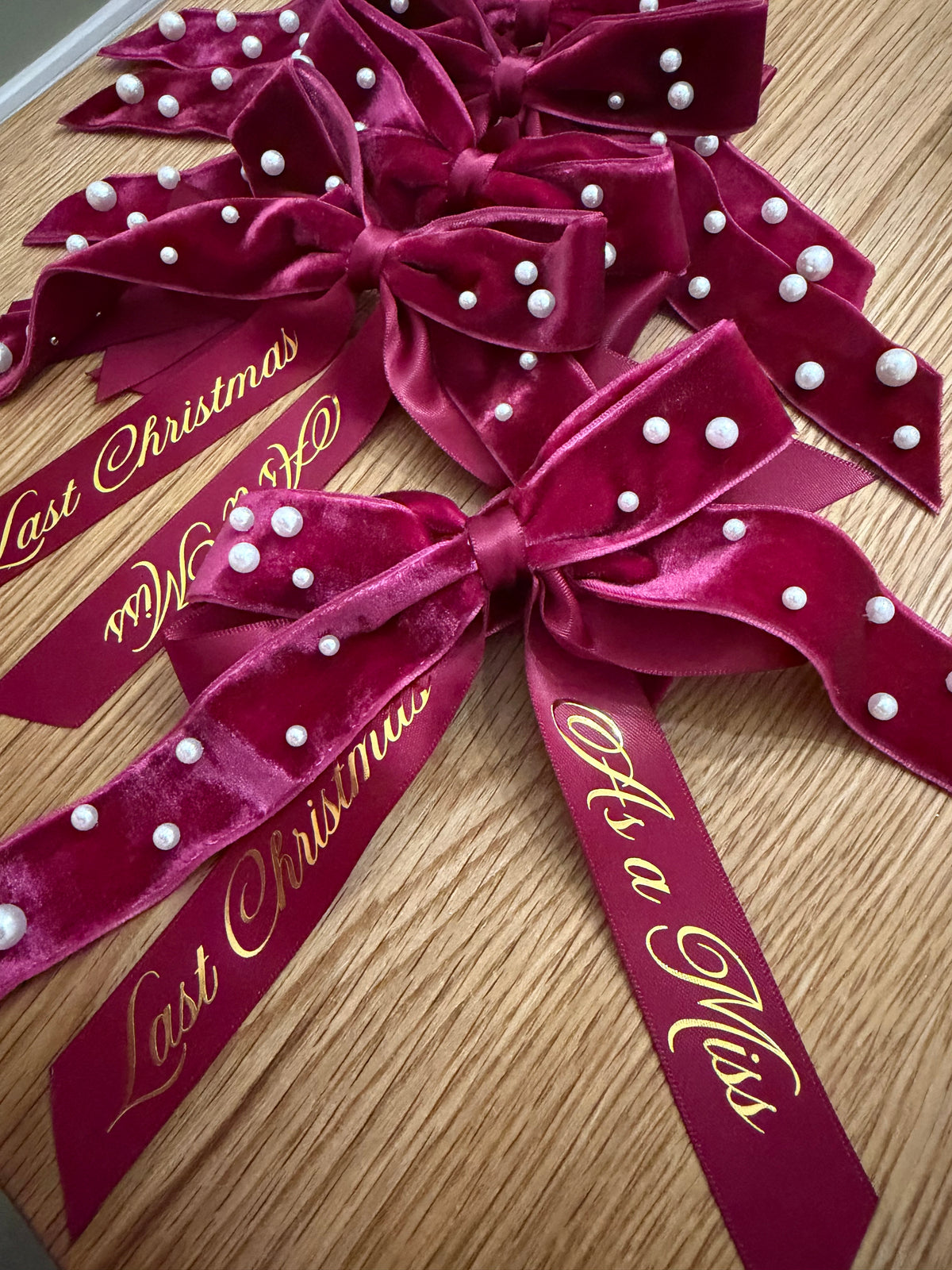 Last Christmas a Miss Hair Bow