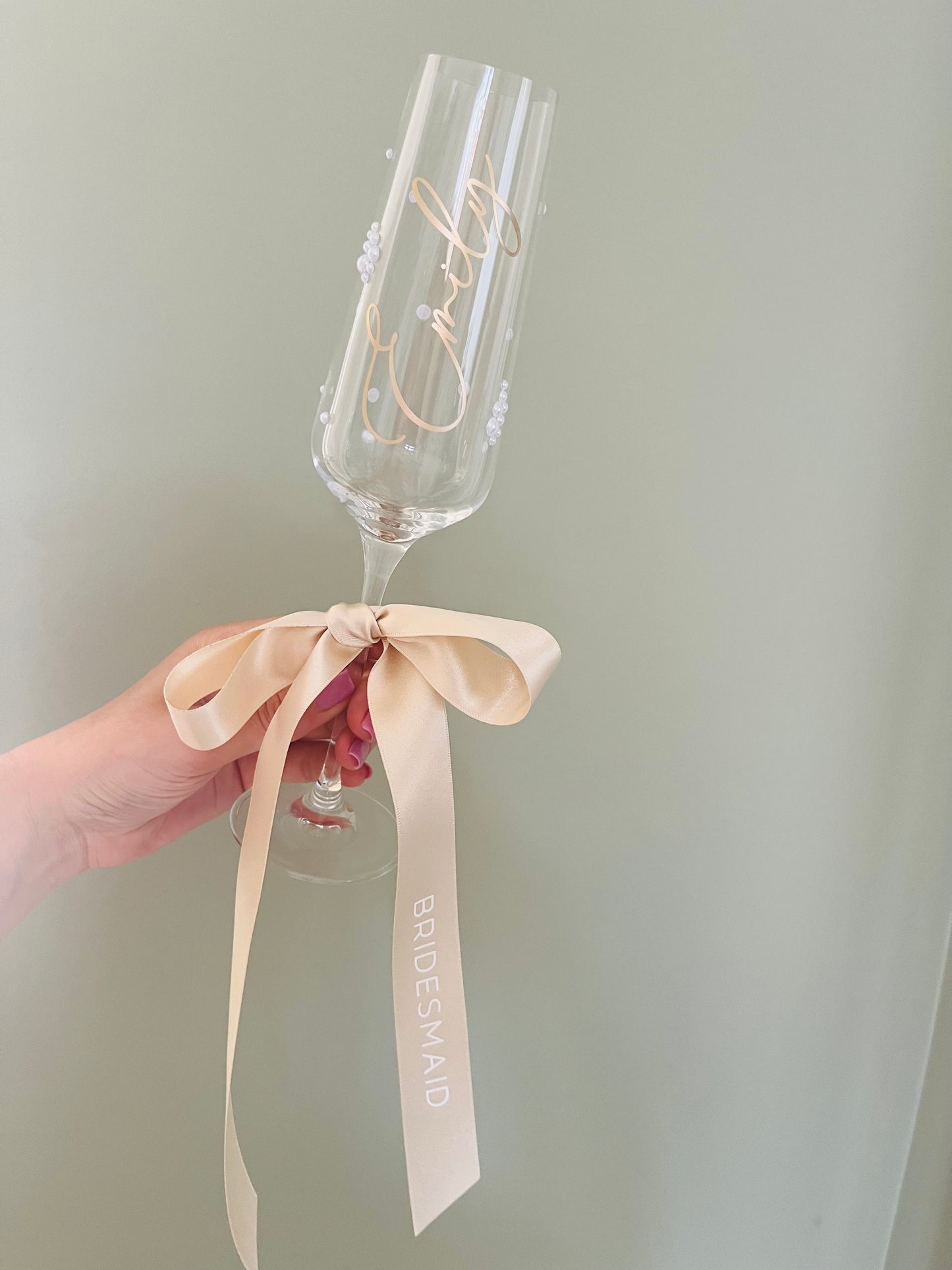 Personalised Luxury Champagne Glass