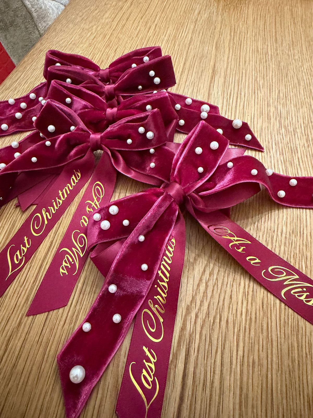 Last Christmas a Miss Hair Bow