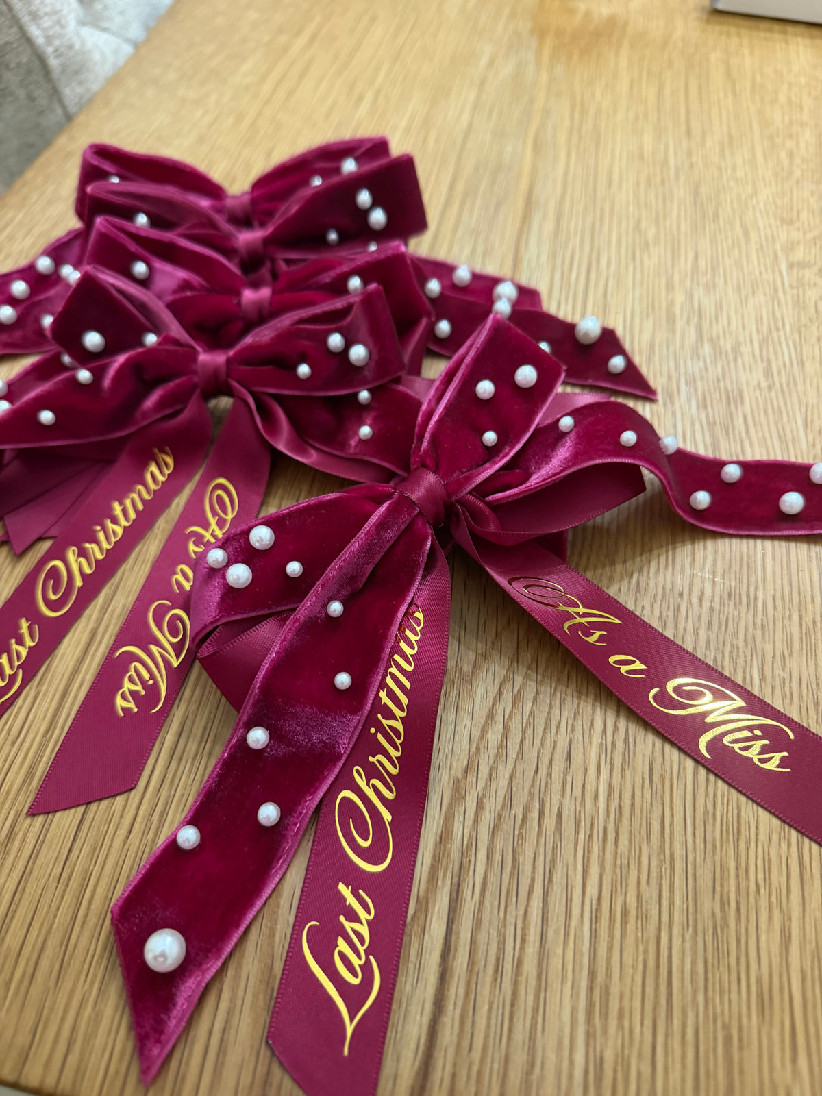Last Christmas a Miss Hair Bow