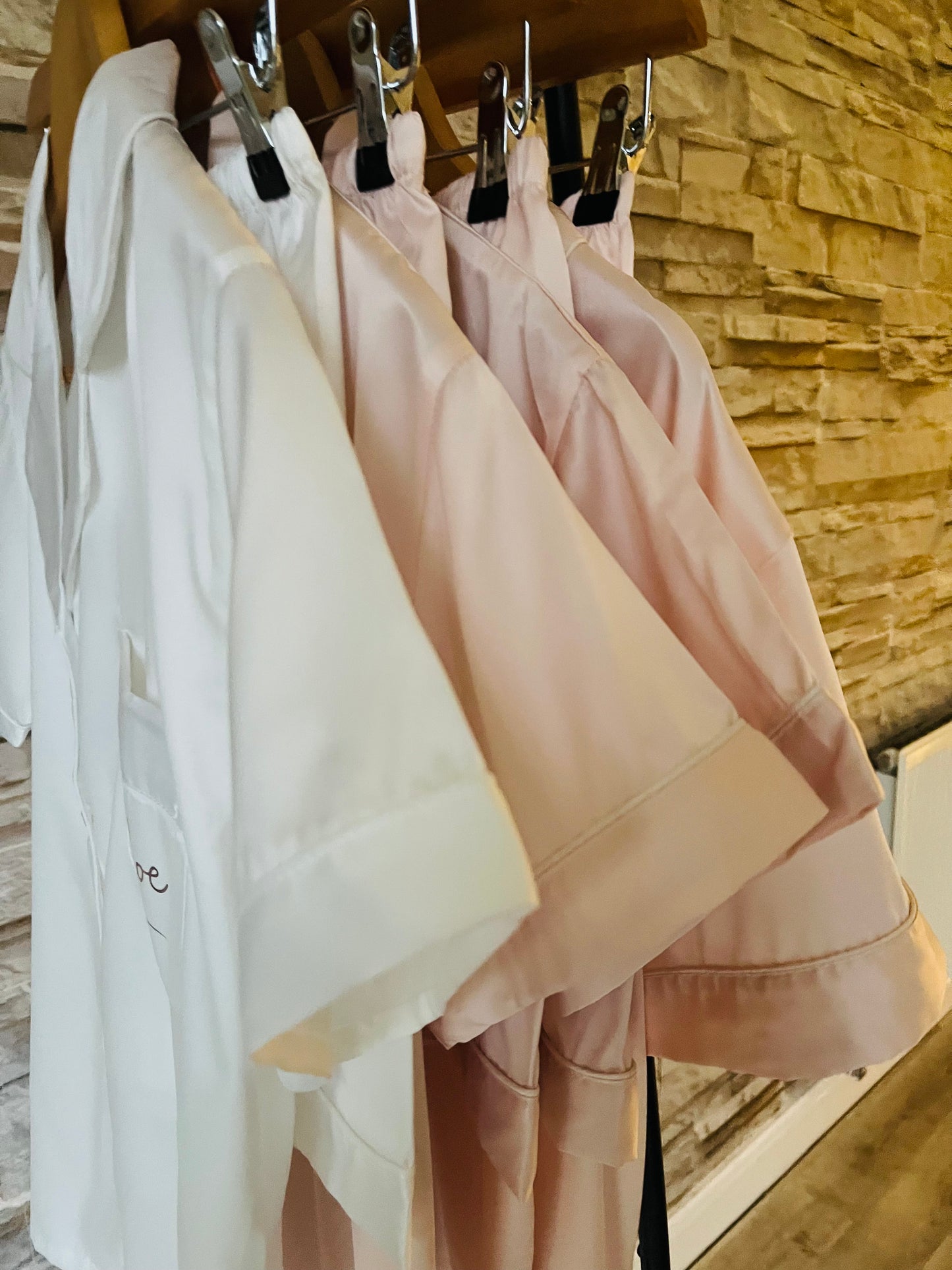 Bridesmaid Soft Satin Pjs - Text Design