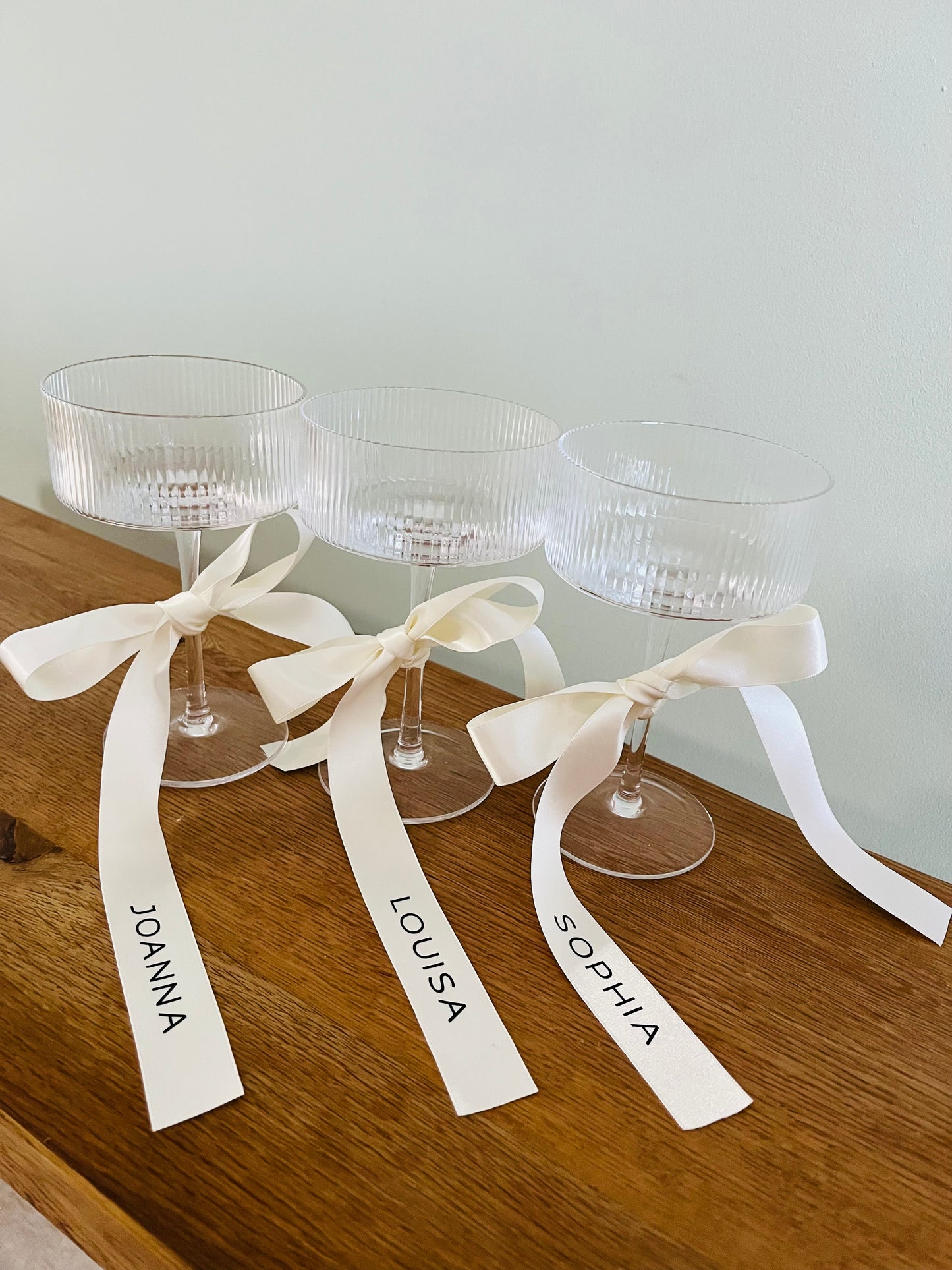 Personalised Satin Bridesmaid Ribbons