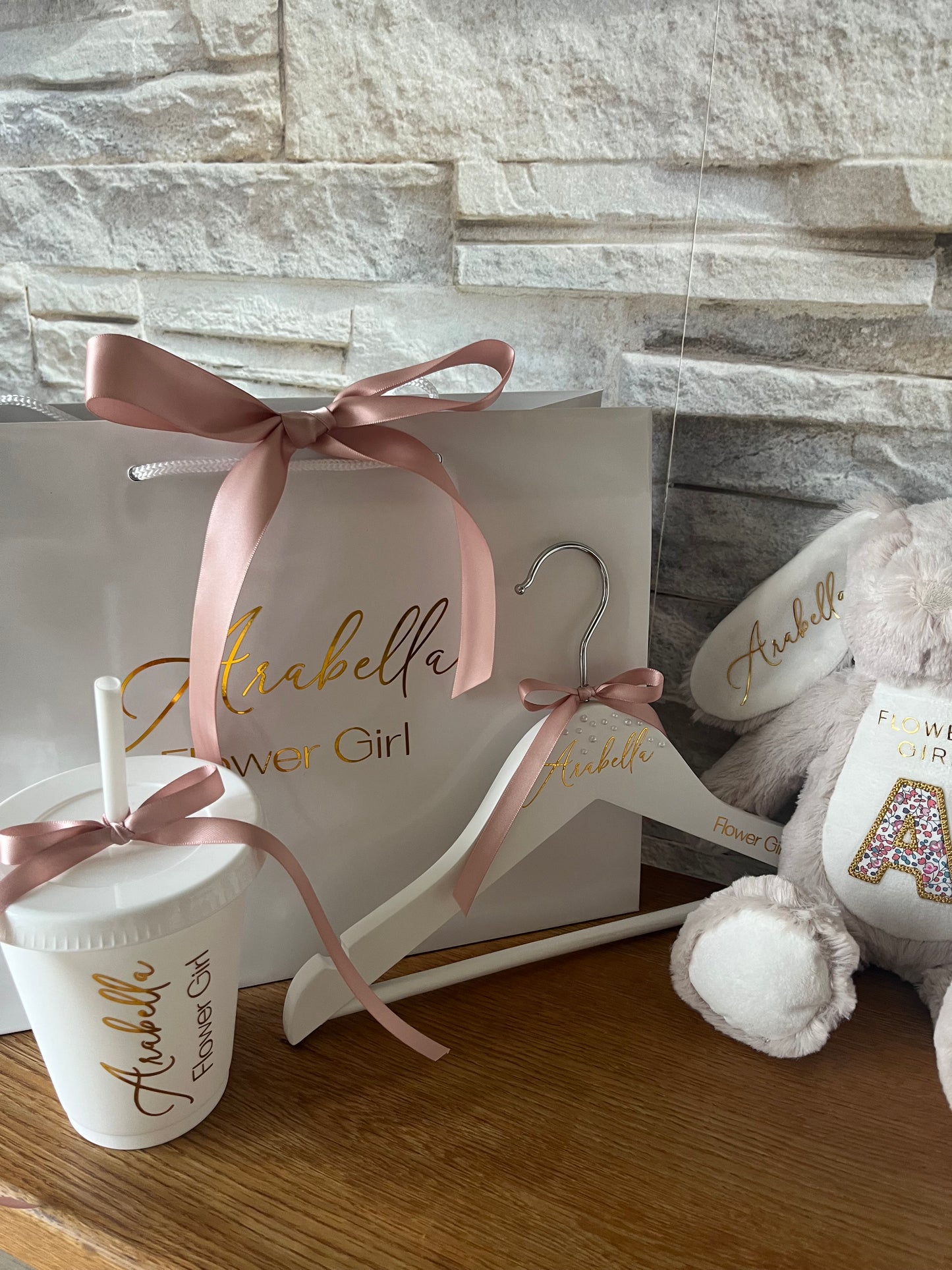 Flower Girl Bunny Gift Set