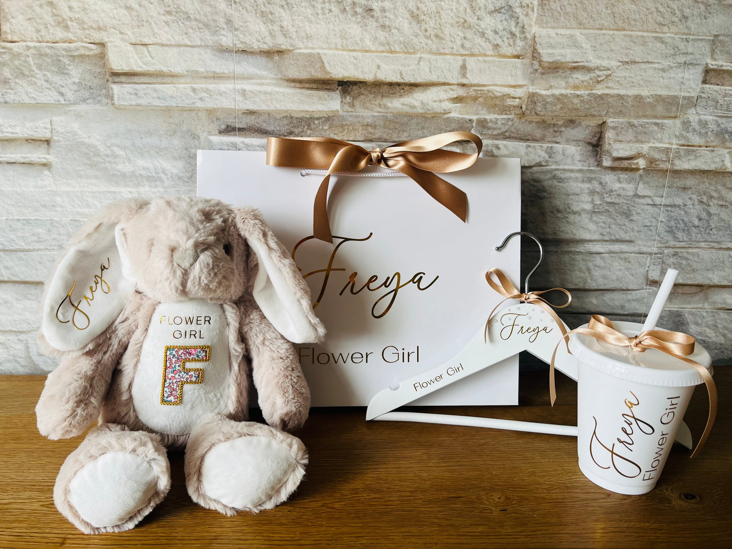 Flower Girl Bunny Gift Set