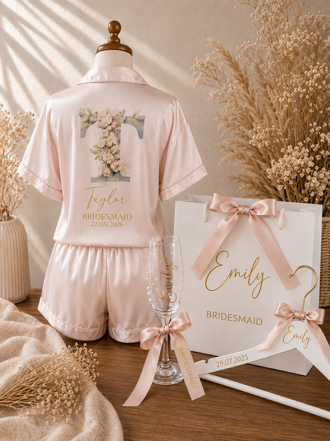 Bridesmaid Pjs Gift Set