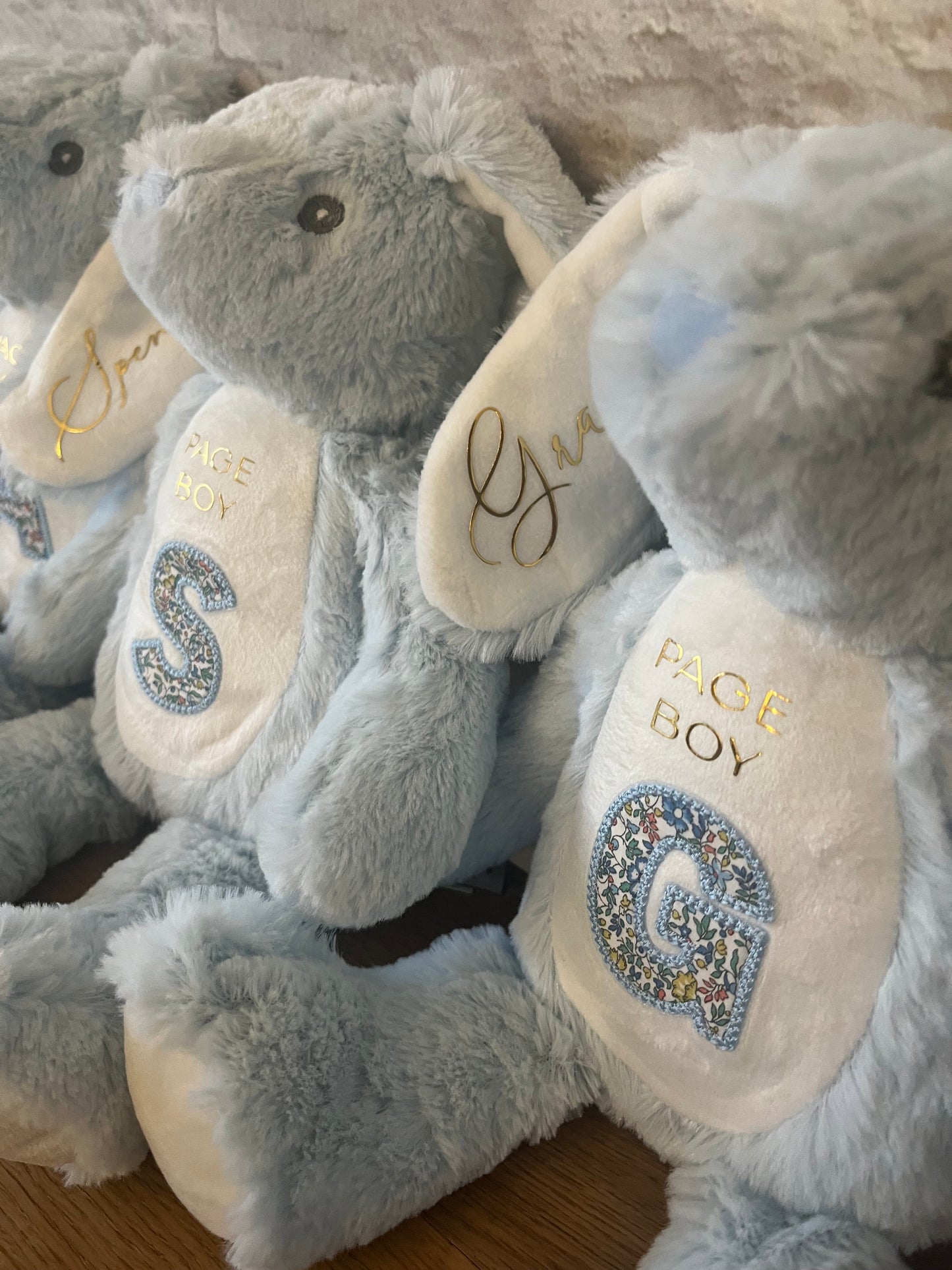 Page Boy Bunny - with Embroidered Patch