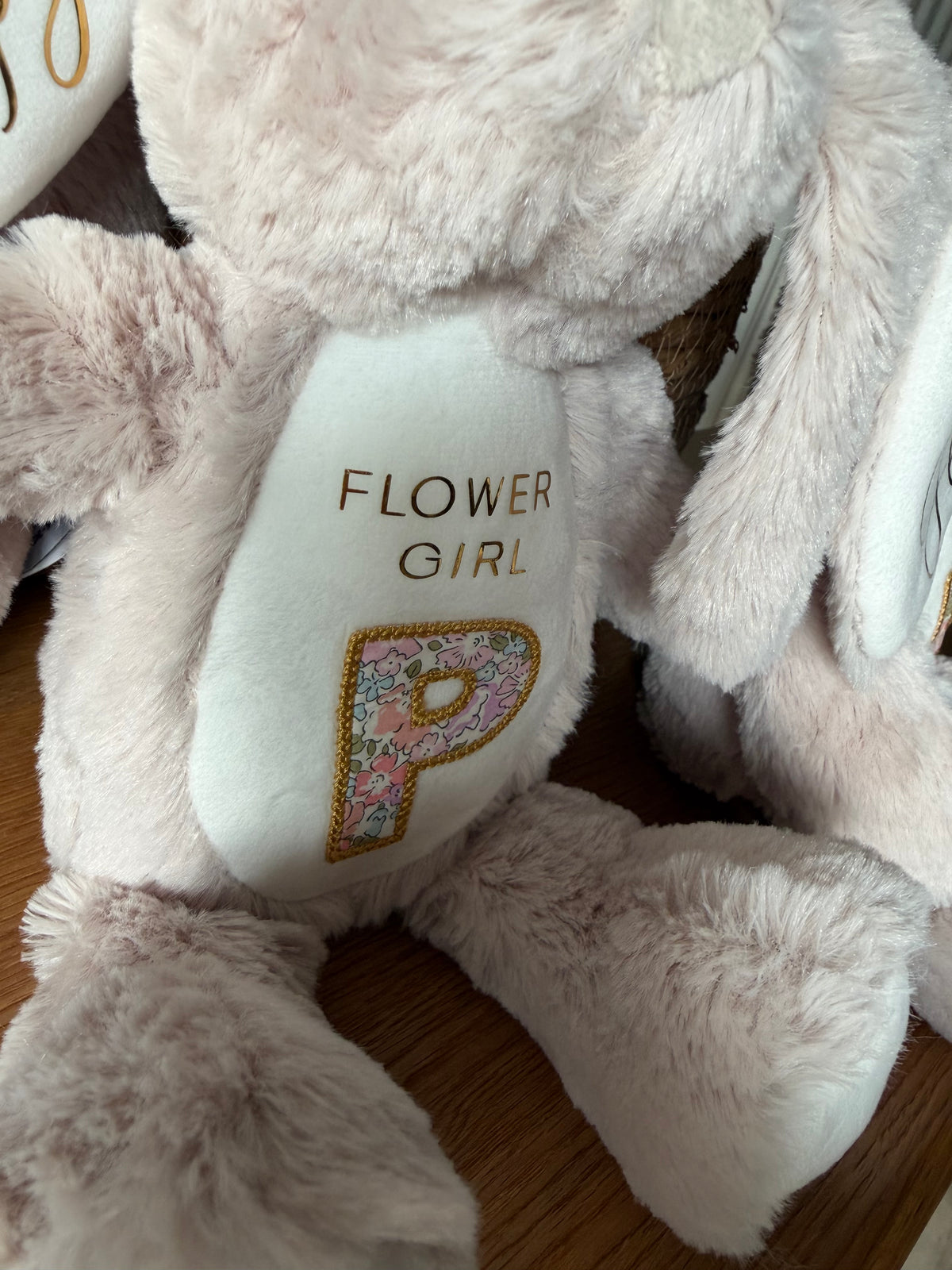 Personalised Flower Girl Bunny | Wedding Gift