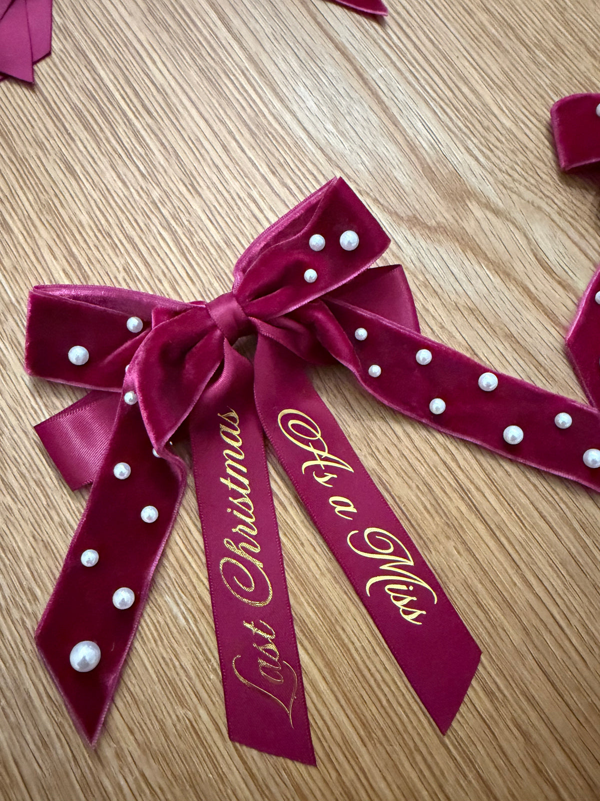 Last Christmas a Miss Hair Bow