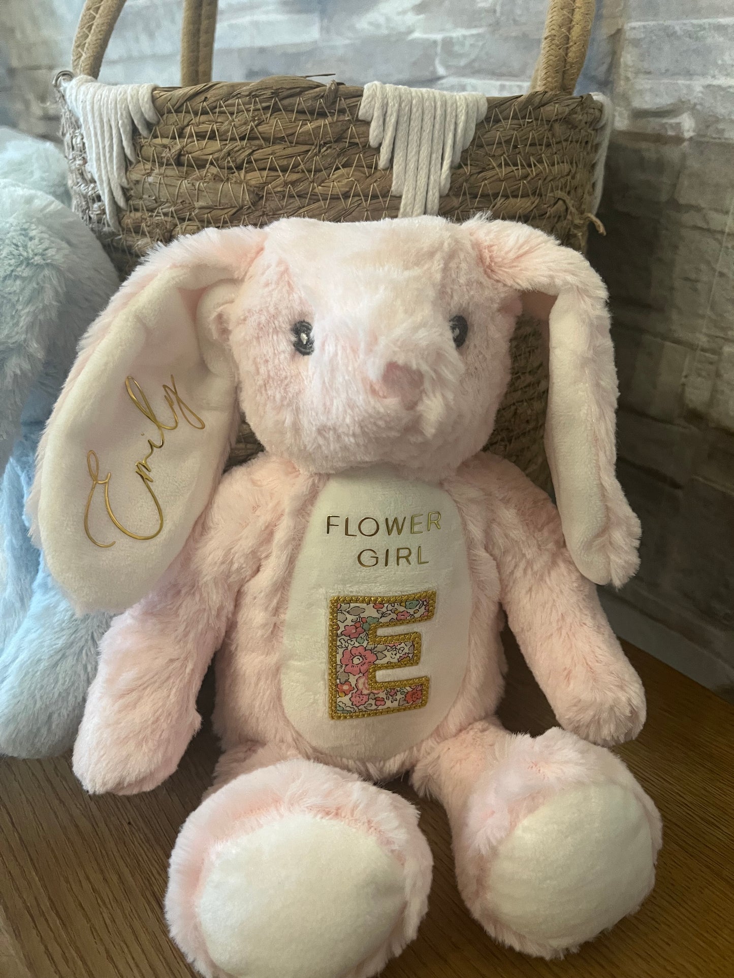Page Boy Bunny - with Embroidered Patch