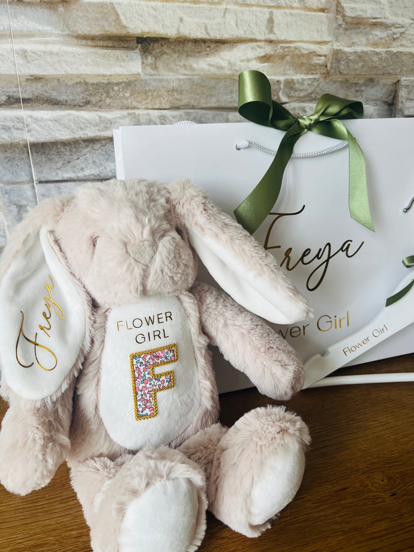 Flower Girl Bunny Gift Set