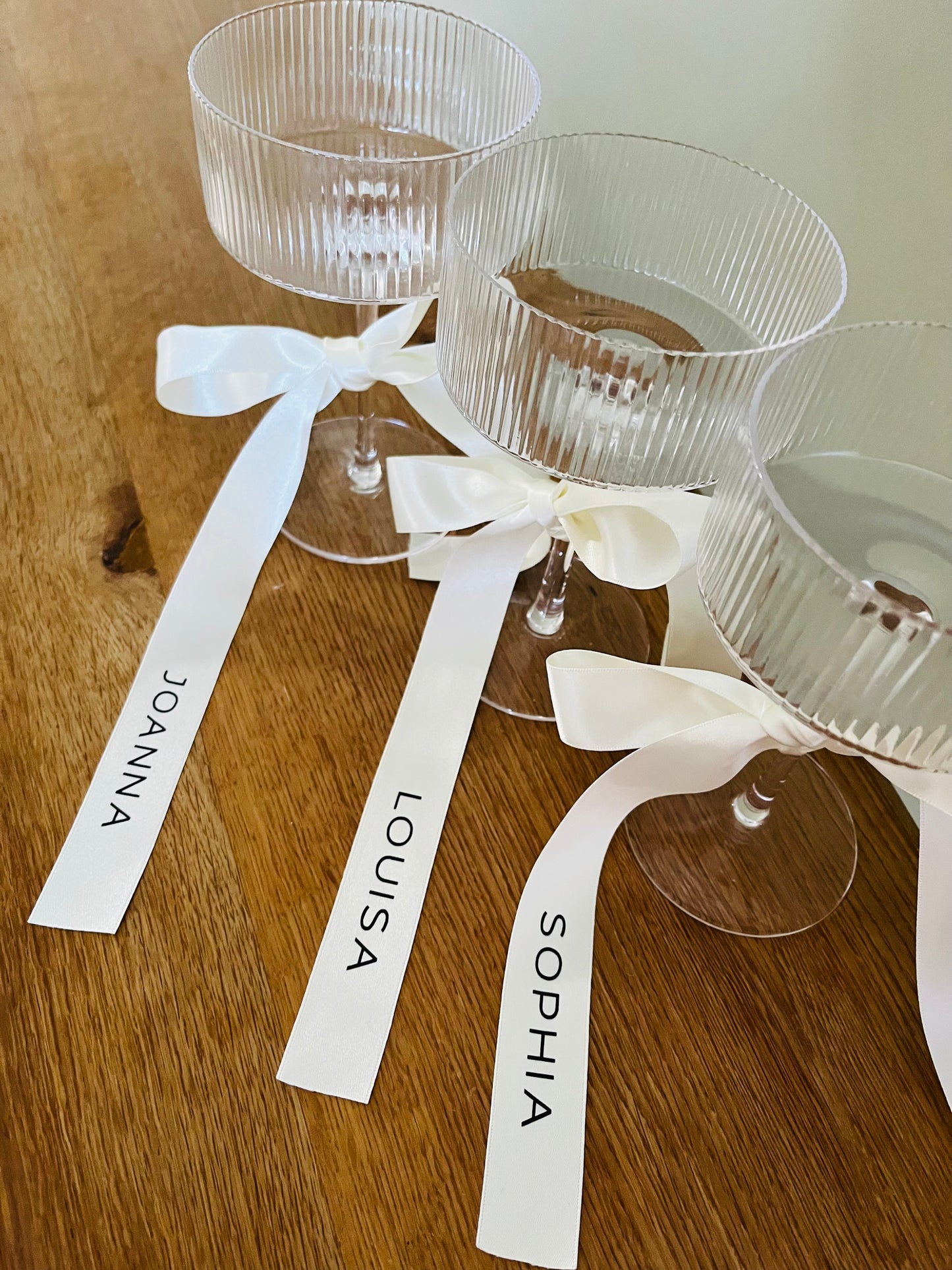 Personalised Satin Bridesmaid Ribbons