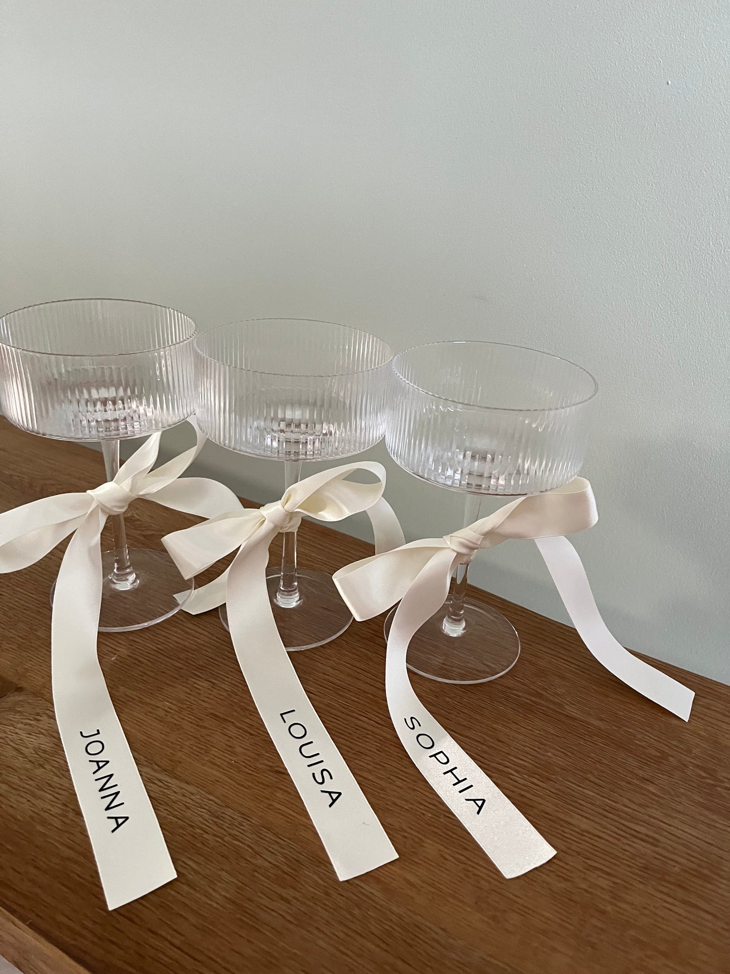 Personalised Satin Bridesmaid Ribbons
