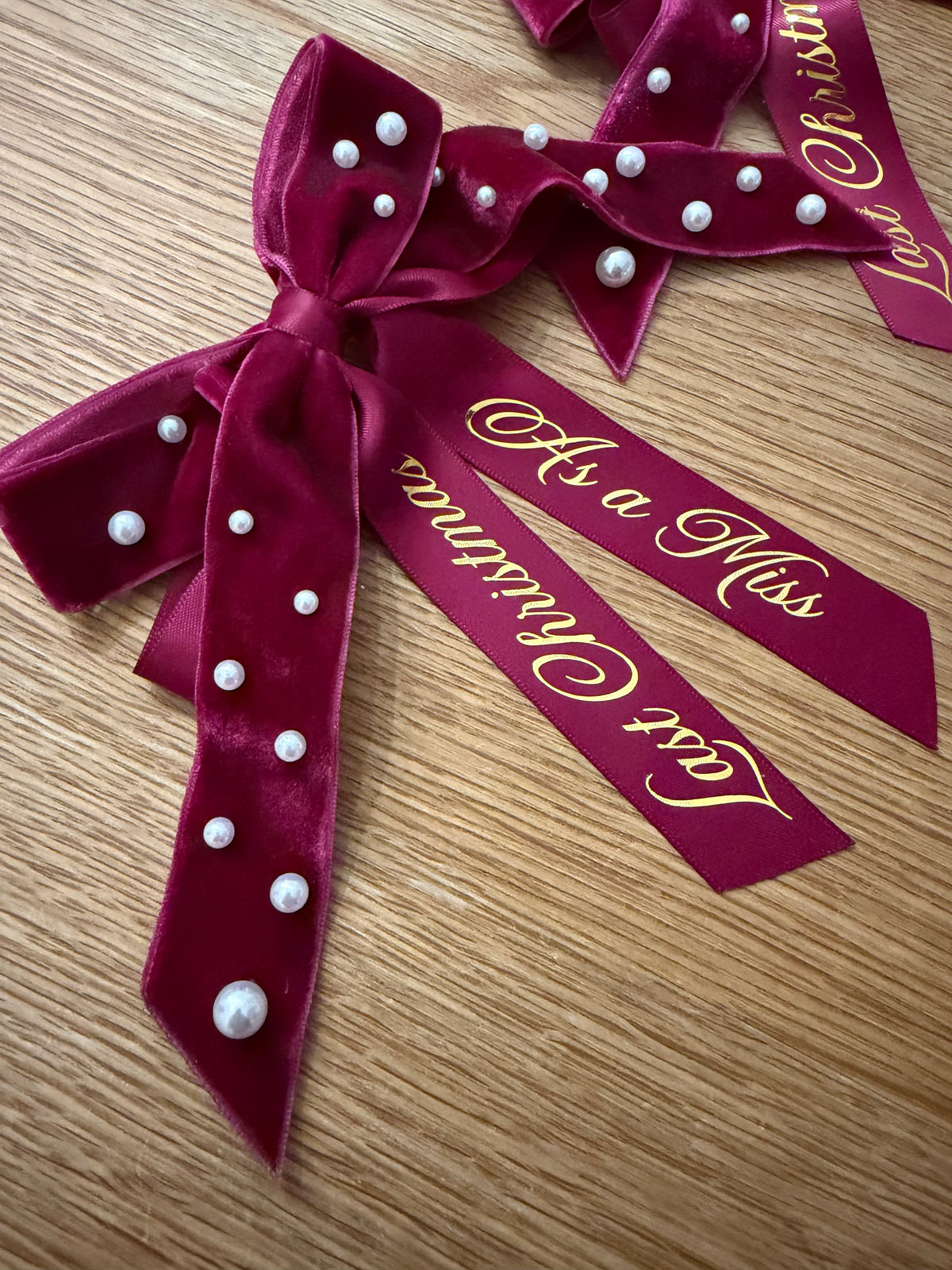 Last Christmas a Miss Hair Bow