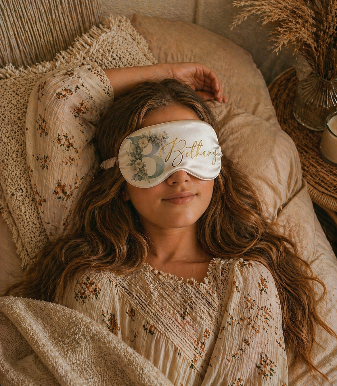 Personalised Satin Eye Mask