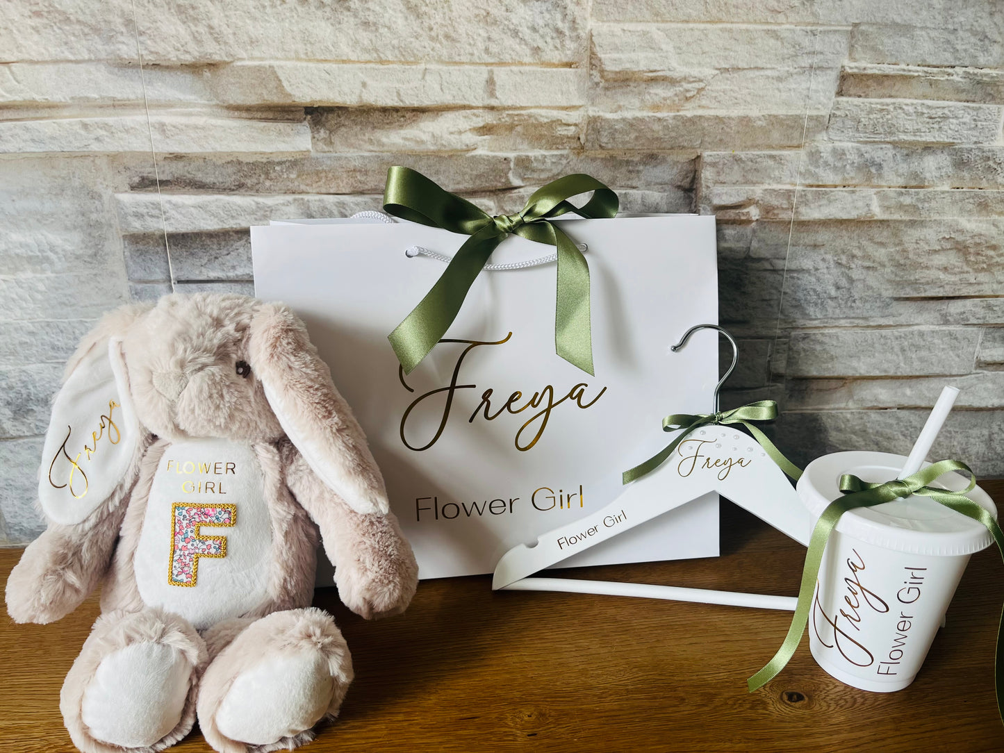 Flower Girl Bunny Gift Set
