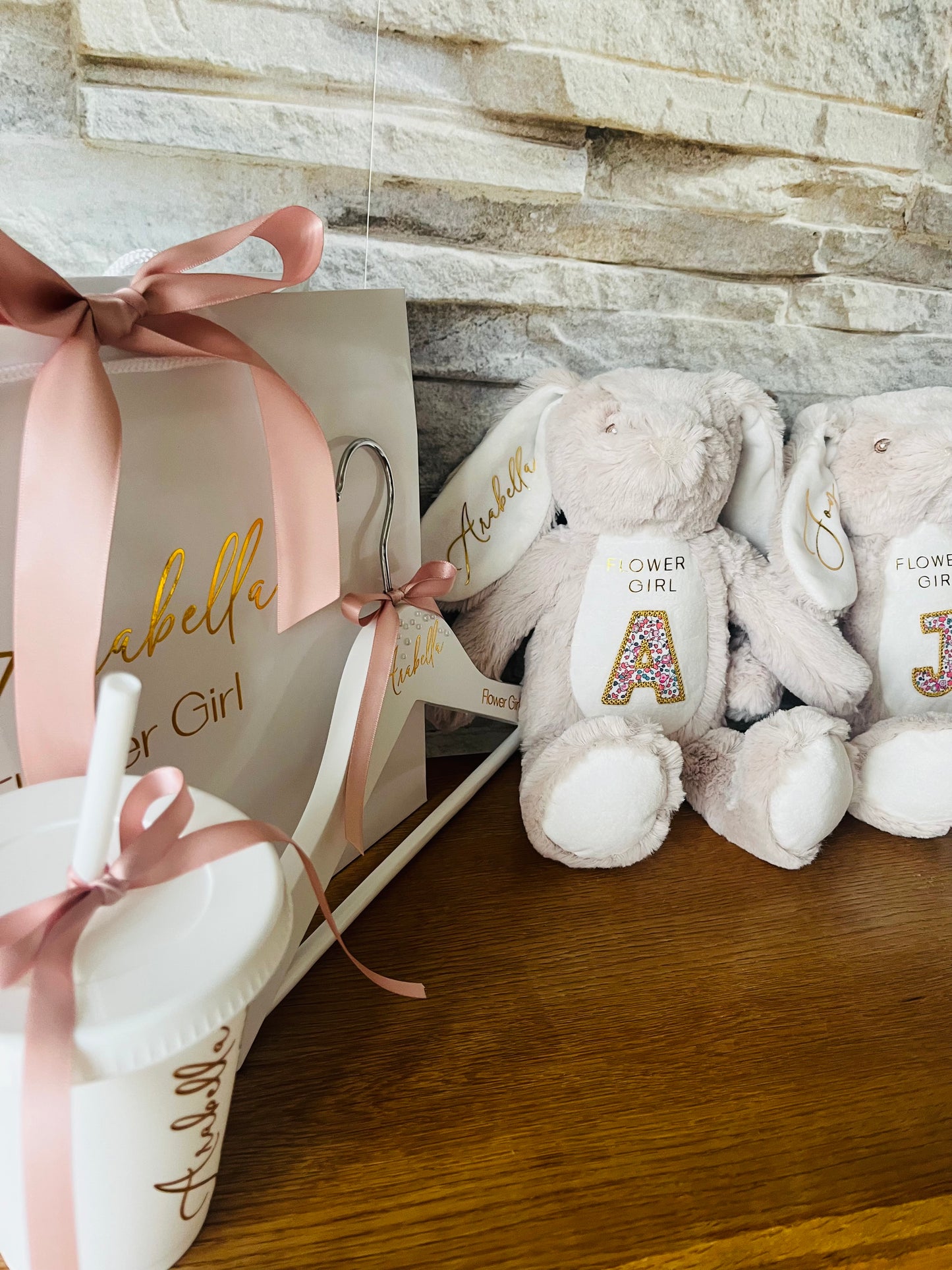 Flower Girl Bunny Gift Set