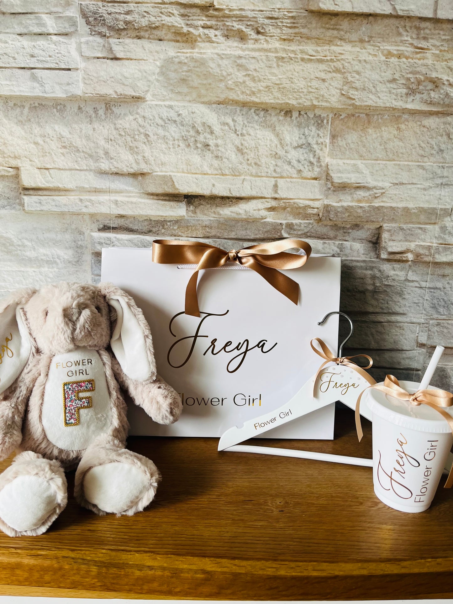 Flower Girl Bunny Gift Set