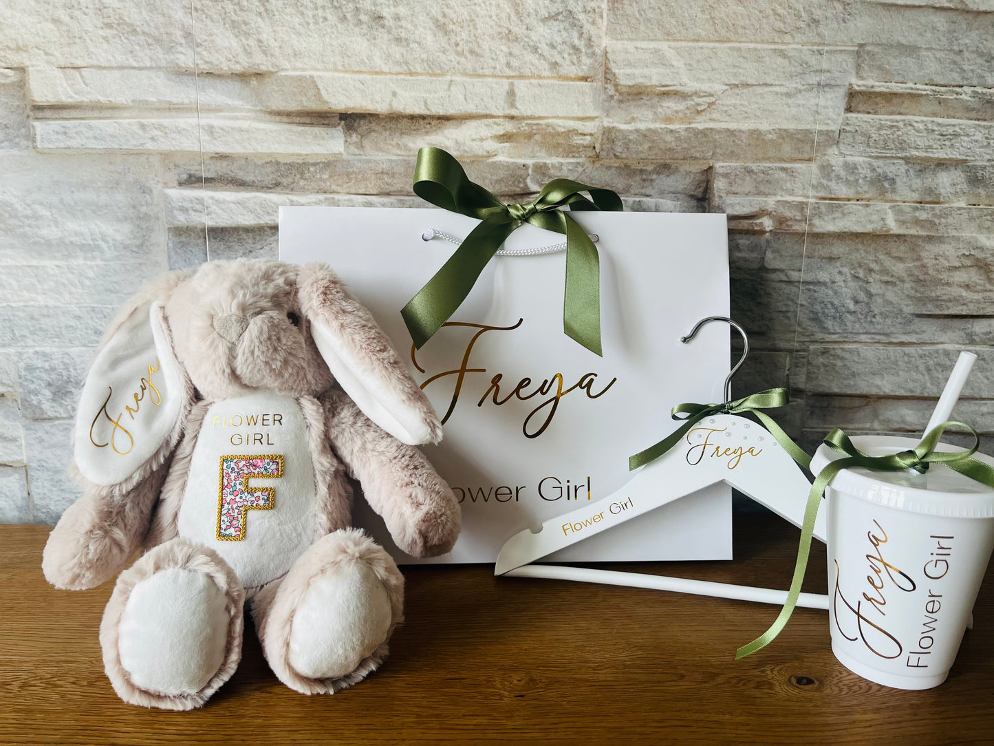 Flower Girl Bunny Gift Set
