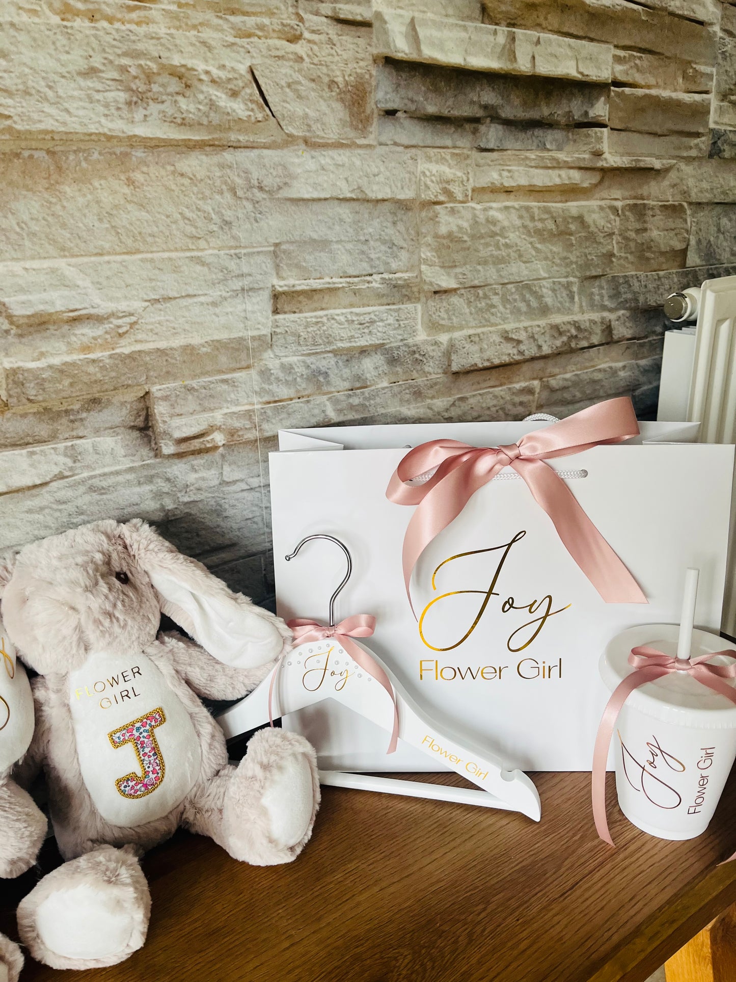 Flower Girl Bunny Gift Set