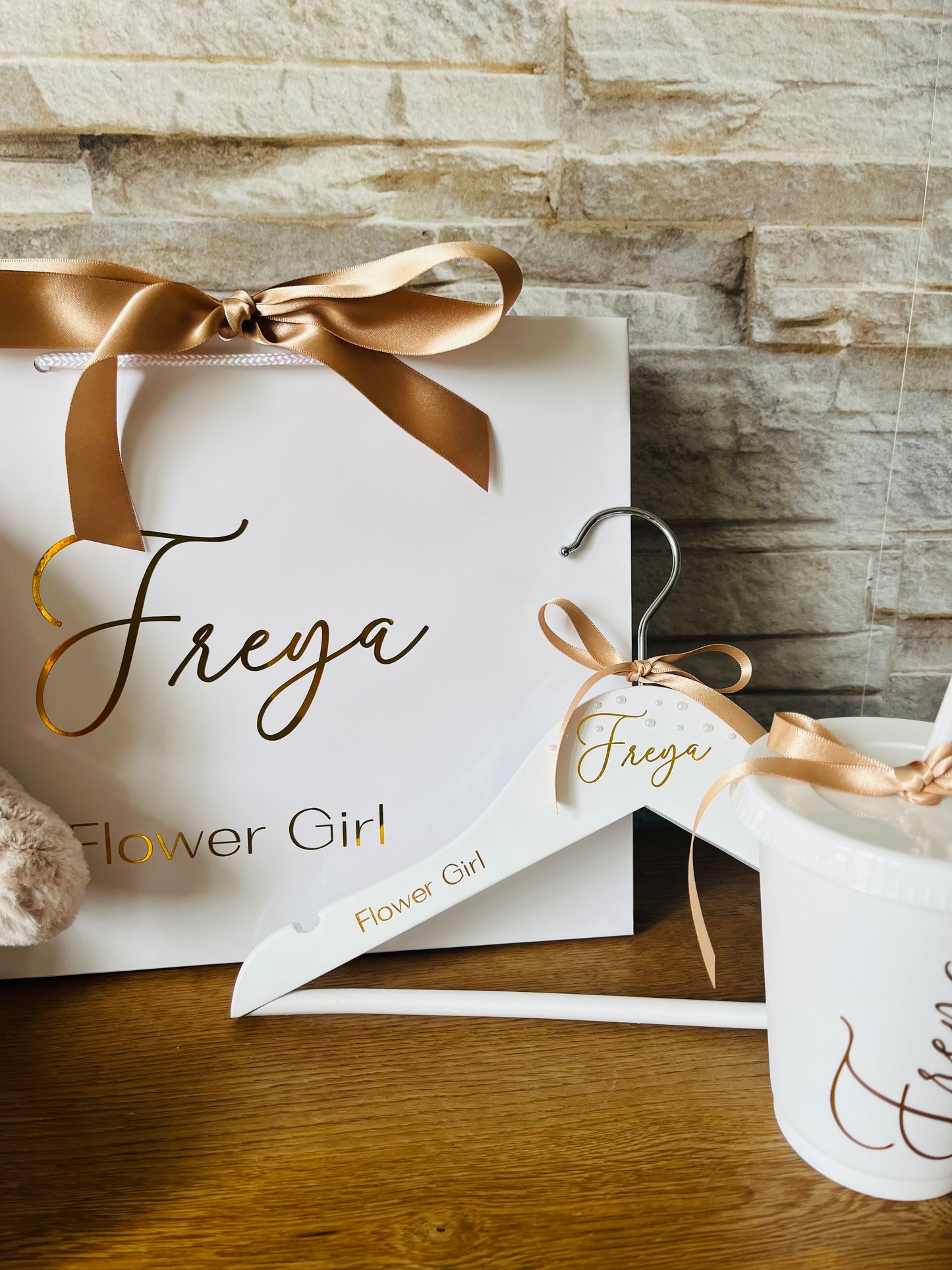 Flower Girl Bunny Gift Set