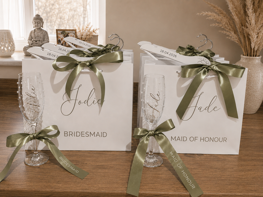 Personalised Morning of the wedding - Bridesmaid Gift Sets