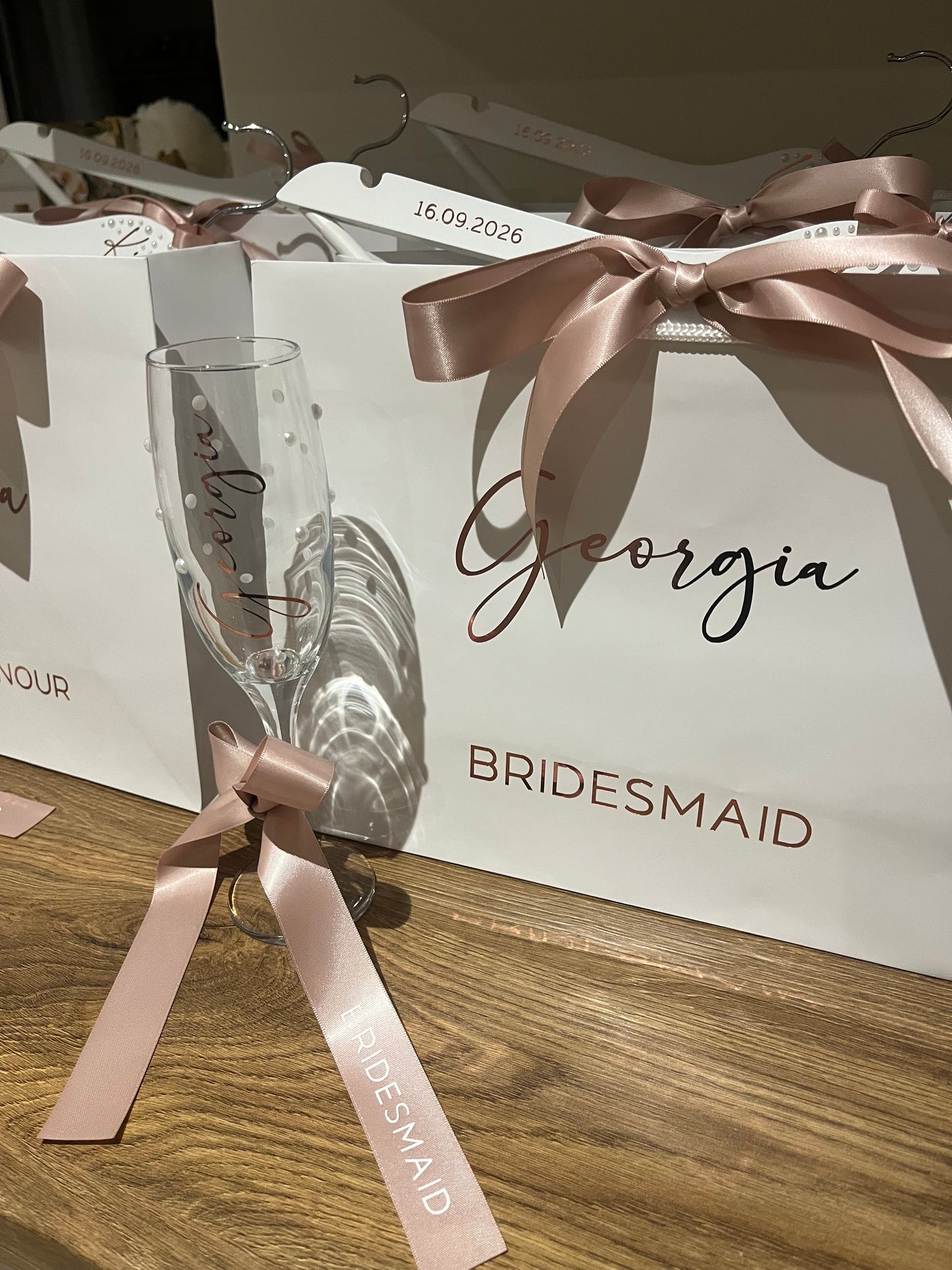 Personalised Morning of the wedding - Bridesmaid Gift Sets